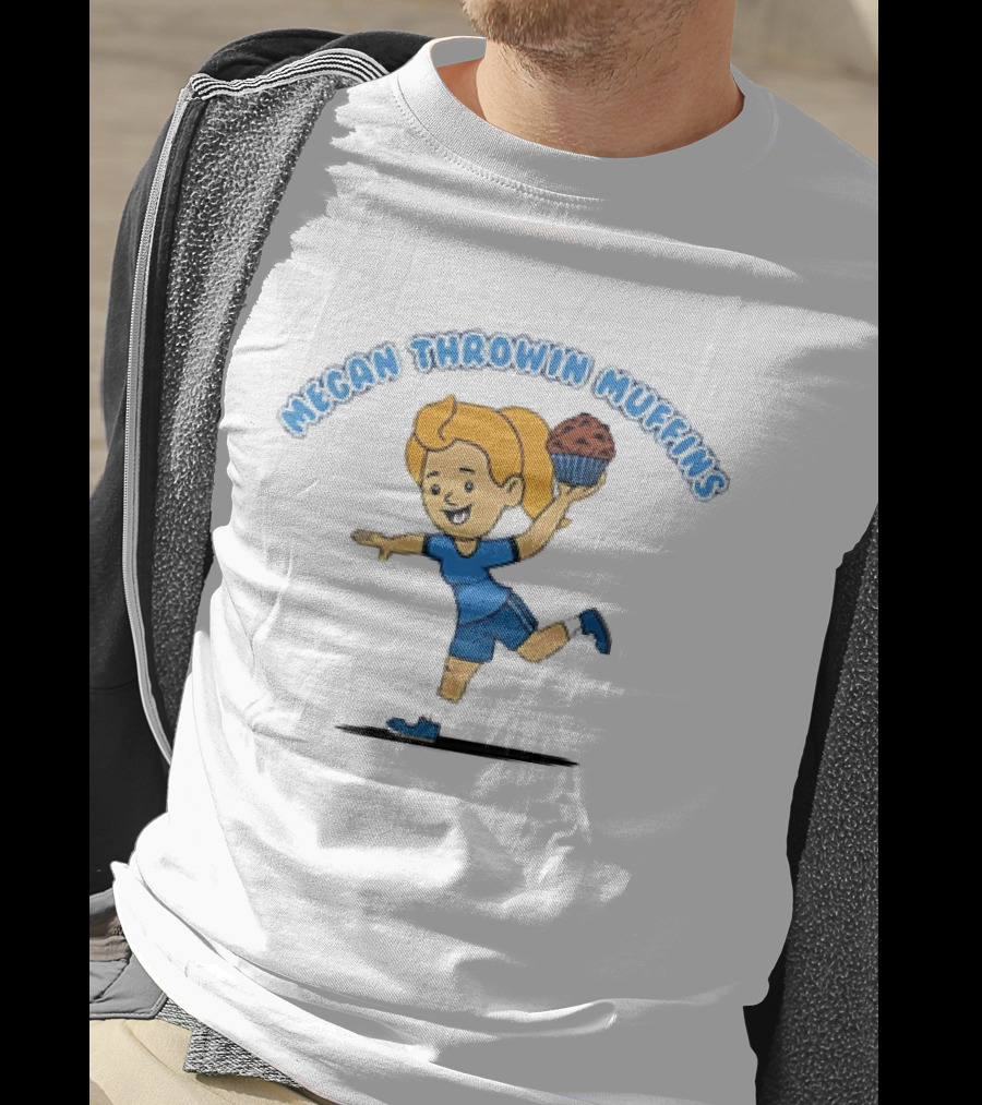 Megan Throwin Muffins Soccer Girl Balancing Chocolate Treat T-Shirt
