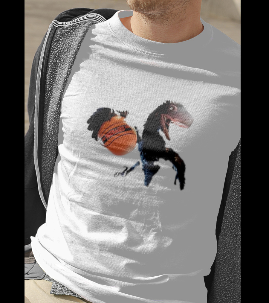 Deinonychus Basketball Action T-Shirt