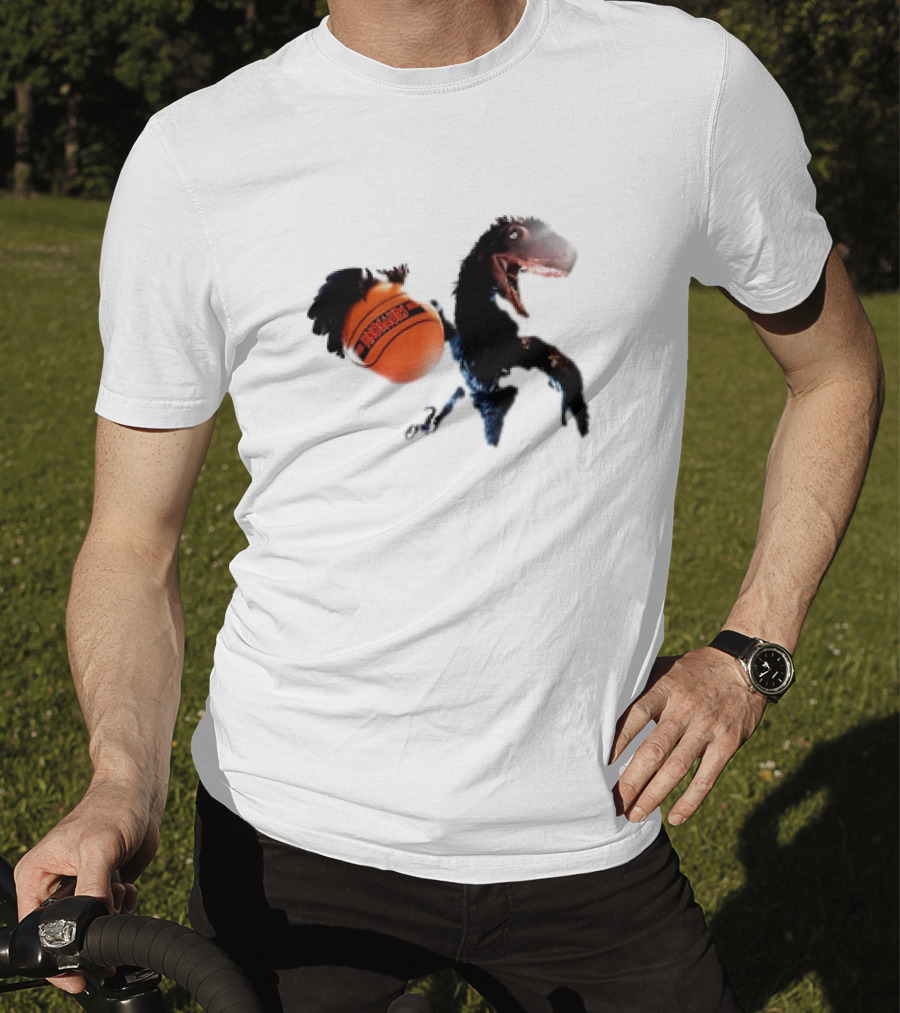 Deinonychus Basketball Action T-Shirt