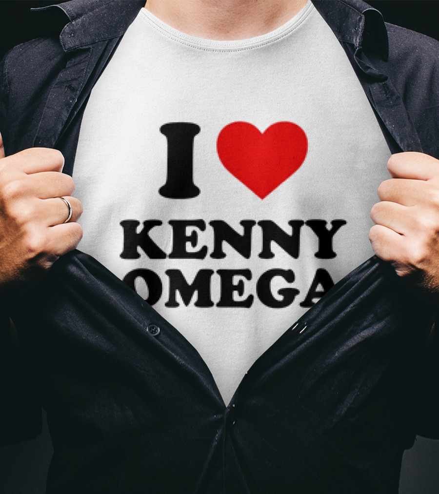 I Heart Kenny Omega Wrestler T-Shirt