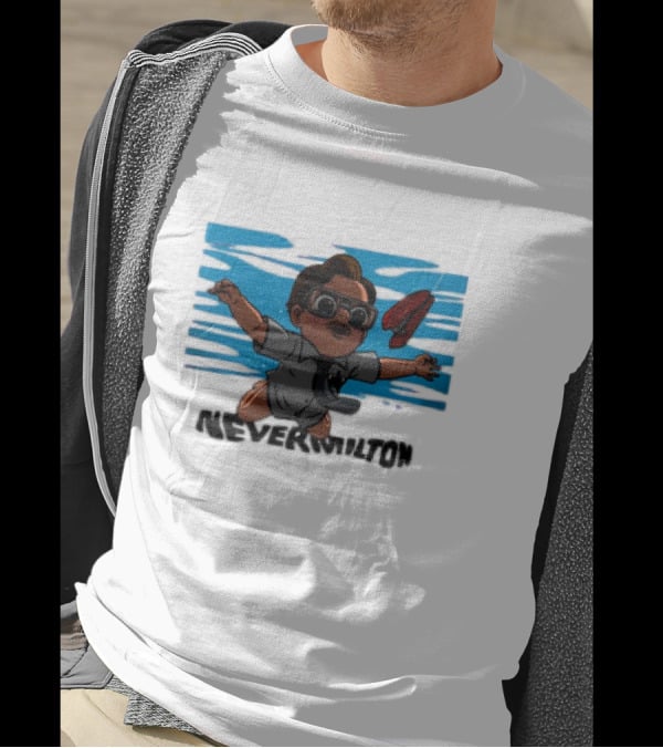 Milton Waddams Nevermilton Nirvana Nevermind Parody Office Space Mashup T-Shirt