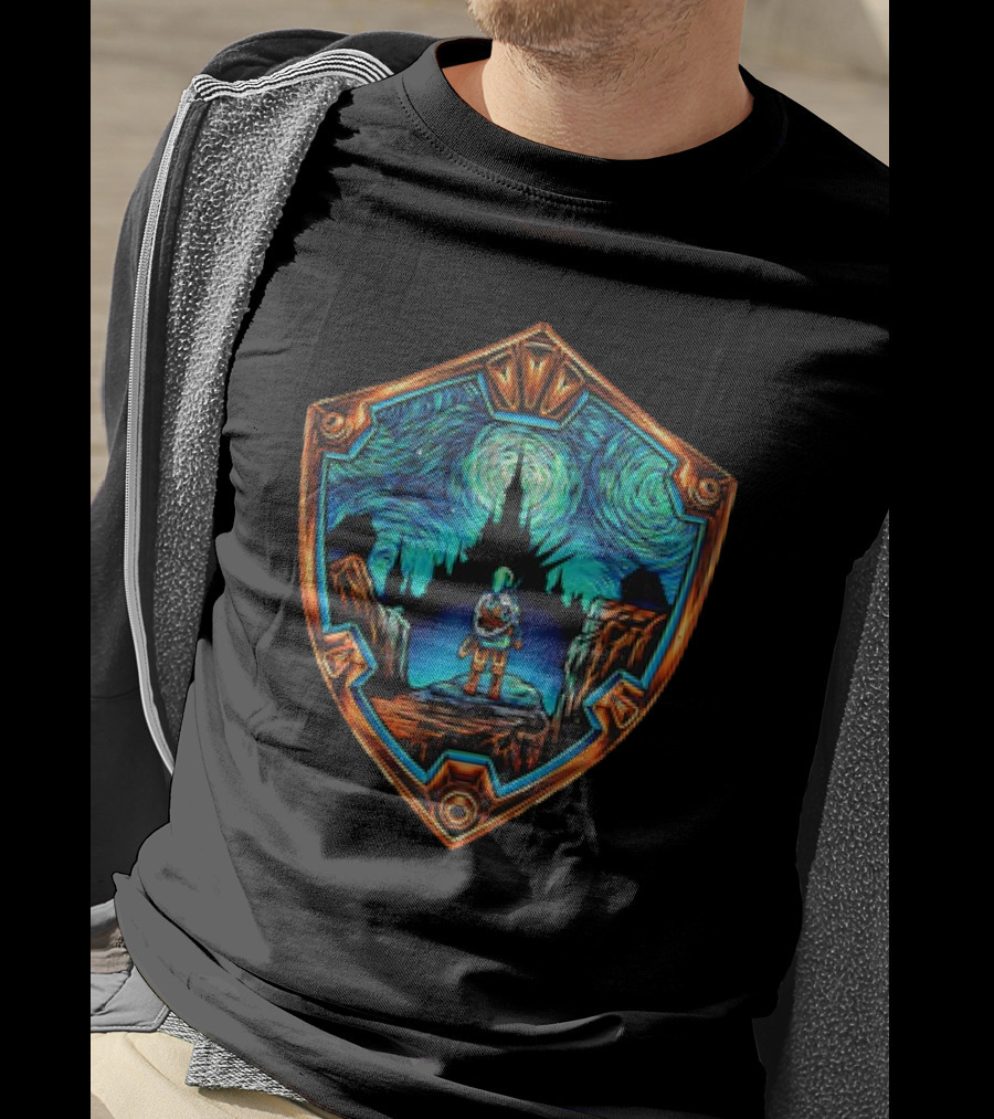 The Legend Of Zelda Horizon Destiny Shield T-Shirt