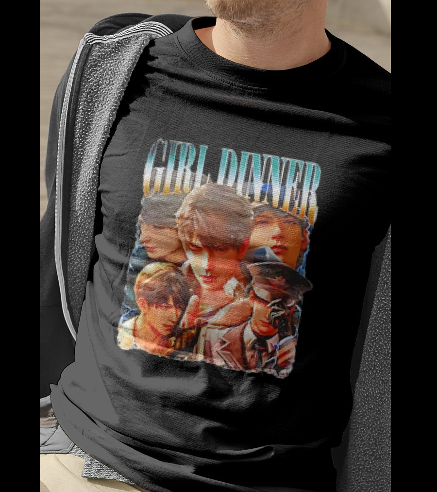 Girl Dinner Caleb Love Deepspace Anime Collage T-Shirt