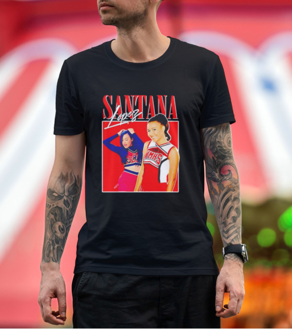 Premium T-Shirt: Santana Lopez Cheerleader Red Outfit Image T-Shirt Santana Lopez Cheerleader Red Outfit Image T-Shirt