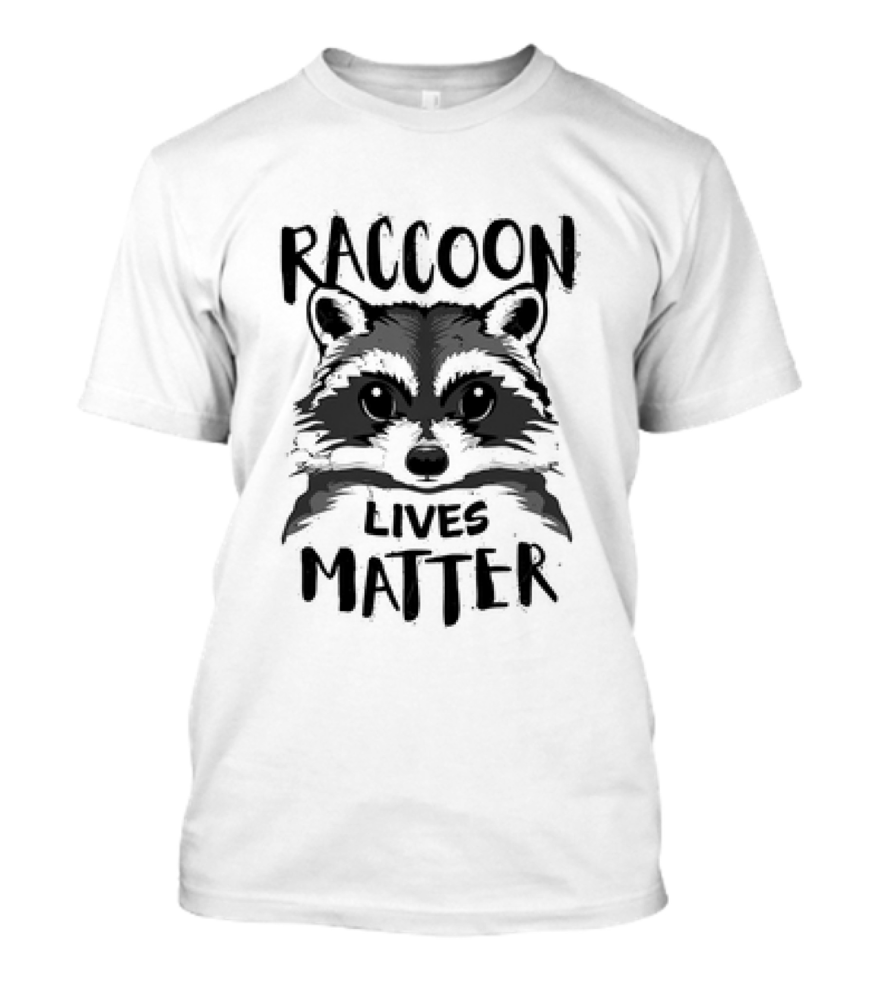 Raccoon Lives Matter Raccoon Face T-Shirt