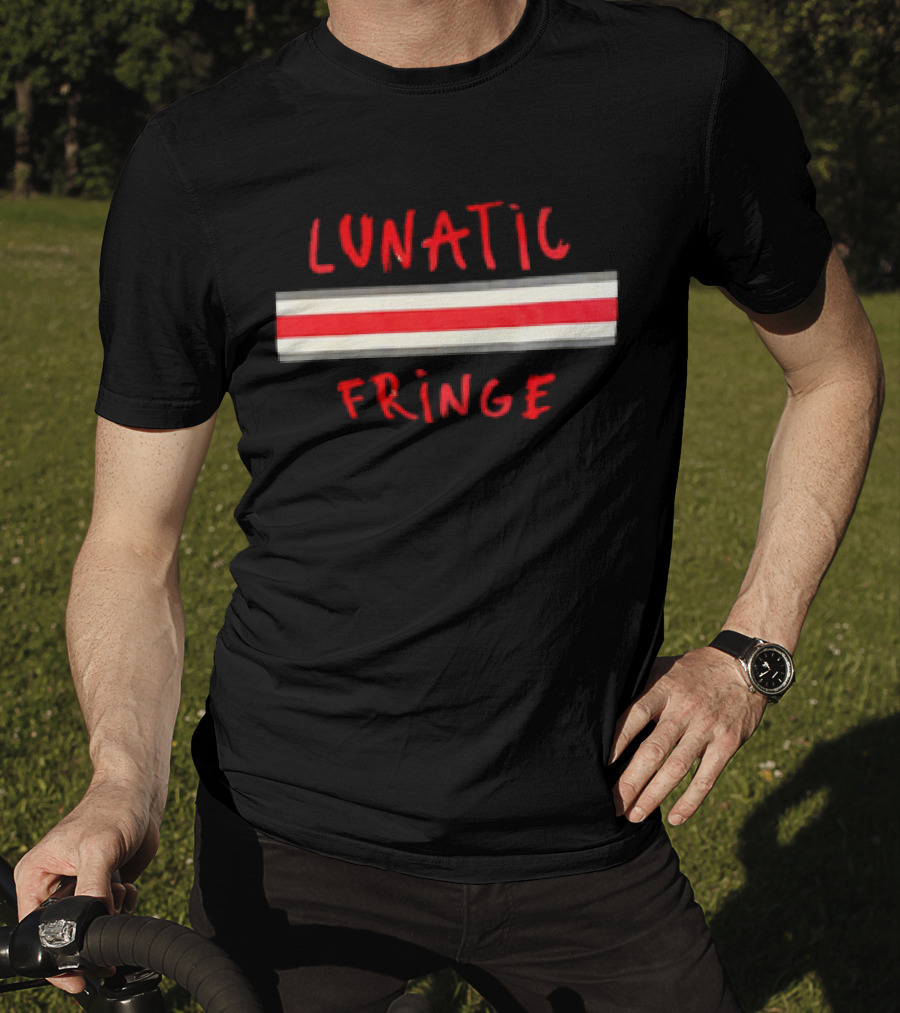 Lunatic Fringe Red And White Stripes T-Shirt