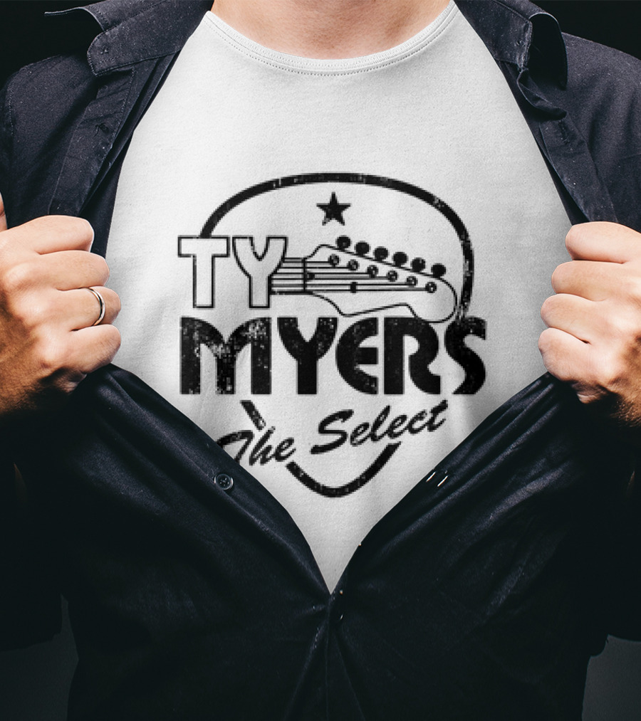 Ty Myers The Select Guitar Pick T-Shirt