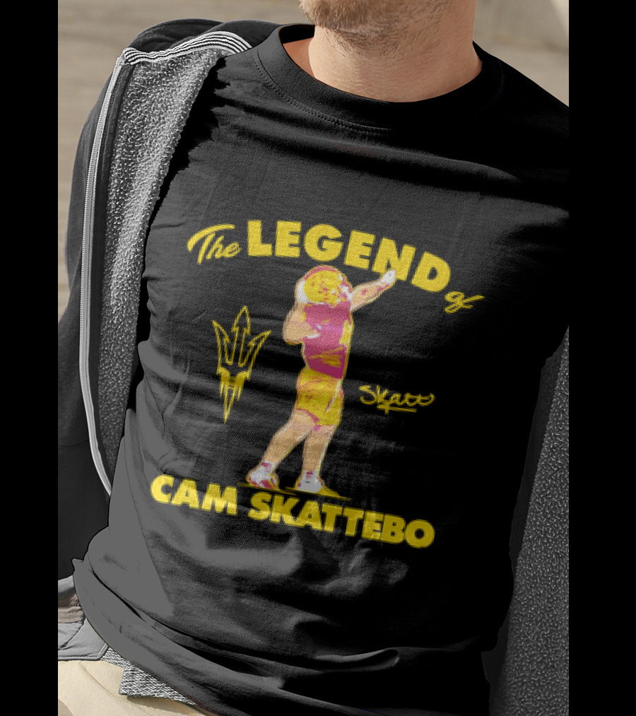 Arizona State Sun Devils The Legend Of Cam Skattebo Skatt T-Shirt