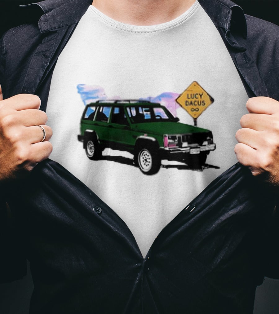 Lucy Dacus Green Truck Road Sign Infinity T-Shirt