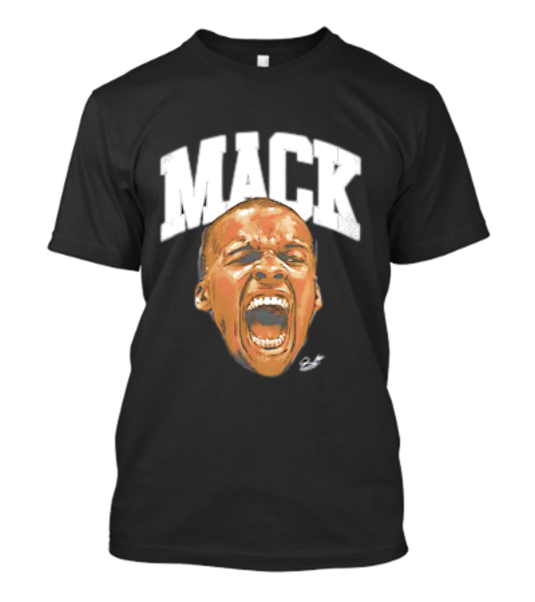 Shelvin Mack Big Face Scream Arch Signature Vintage T-Shirt