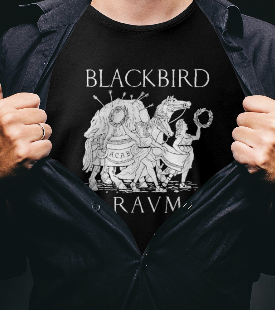 Blackbird Raum ACAB Alex Krokus Bear And Raccoon Procession T-Shirt