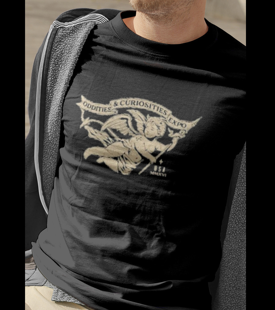Oddities And Curiosities Expo Angel B+C USA T-Shirt