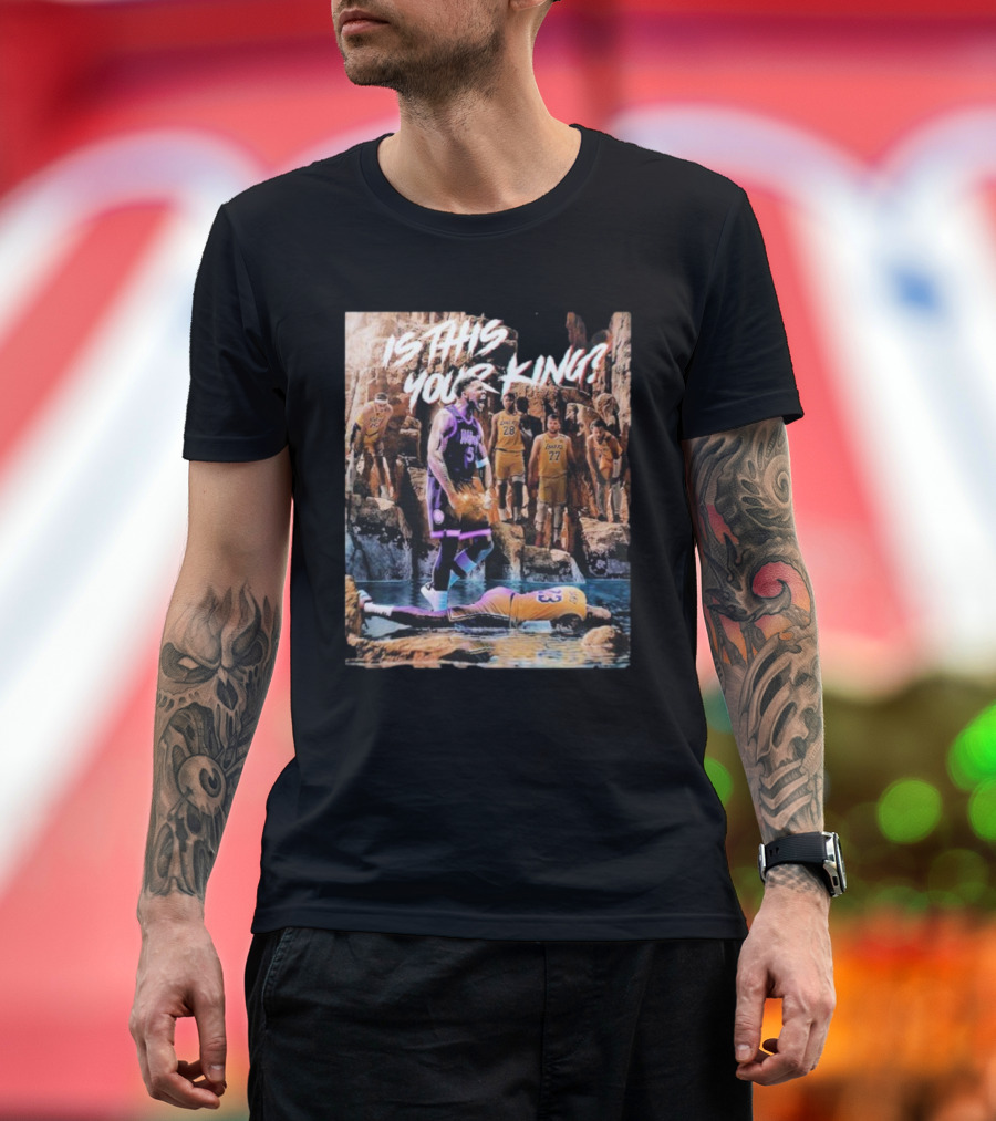 Anthony Edwards Is This Your King Minnesota Timberwolves Eliminate Los Angeles Lakers NBA 2025 T-Shirt