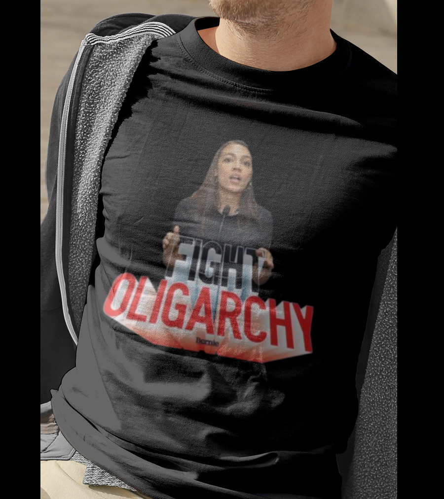 FIGHT OLIGARCHY Bernie T-Shirt