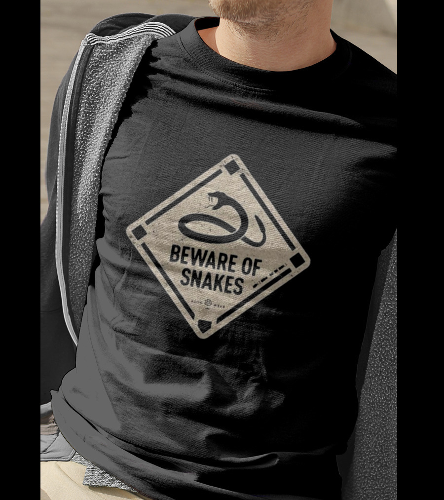 Arizona Diamondbacks Beware Of Snakes Roto Wear T-Shirt