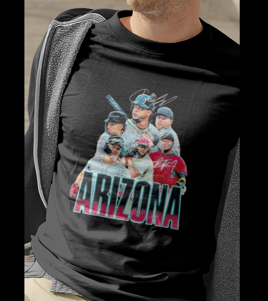 Arizona Diamondbacks MLB Players Signatures Series T-Shirt
