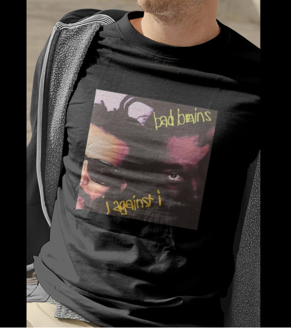 Bad Brains I Against I Album Cover Two Faces With Sunglasses And Dreadlocks T-Shirt