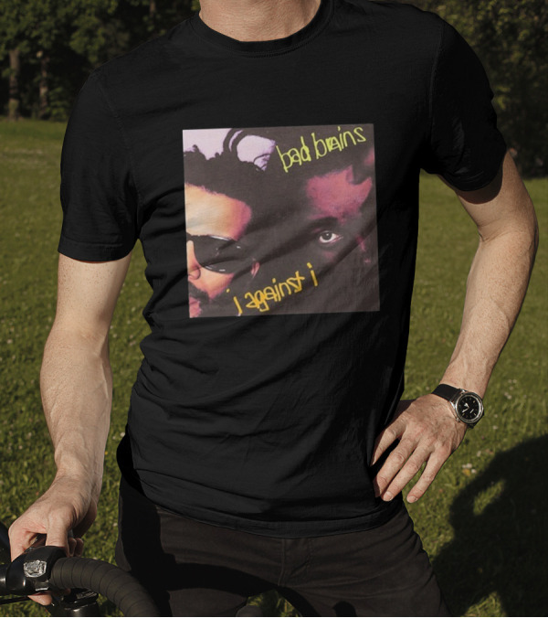 Bad Brains I Against I Album Cover Two Faces With Sunglasses And Dreadlocks T-Shirt