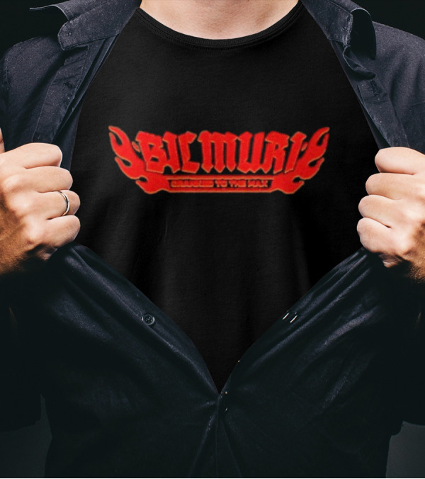 Bilmuri Cranked To The Max Flaming Hot Red Text T-Shirt