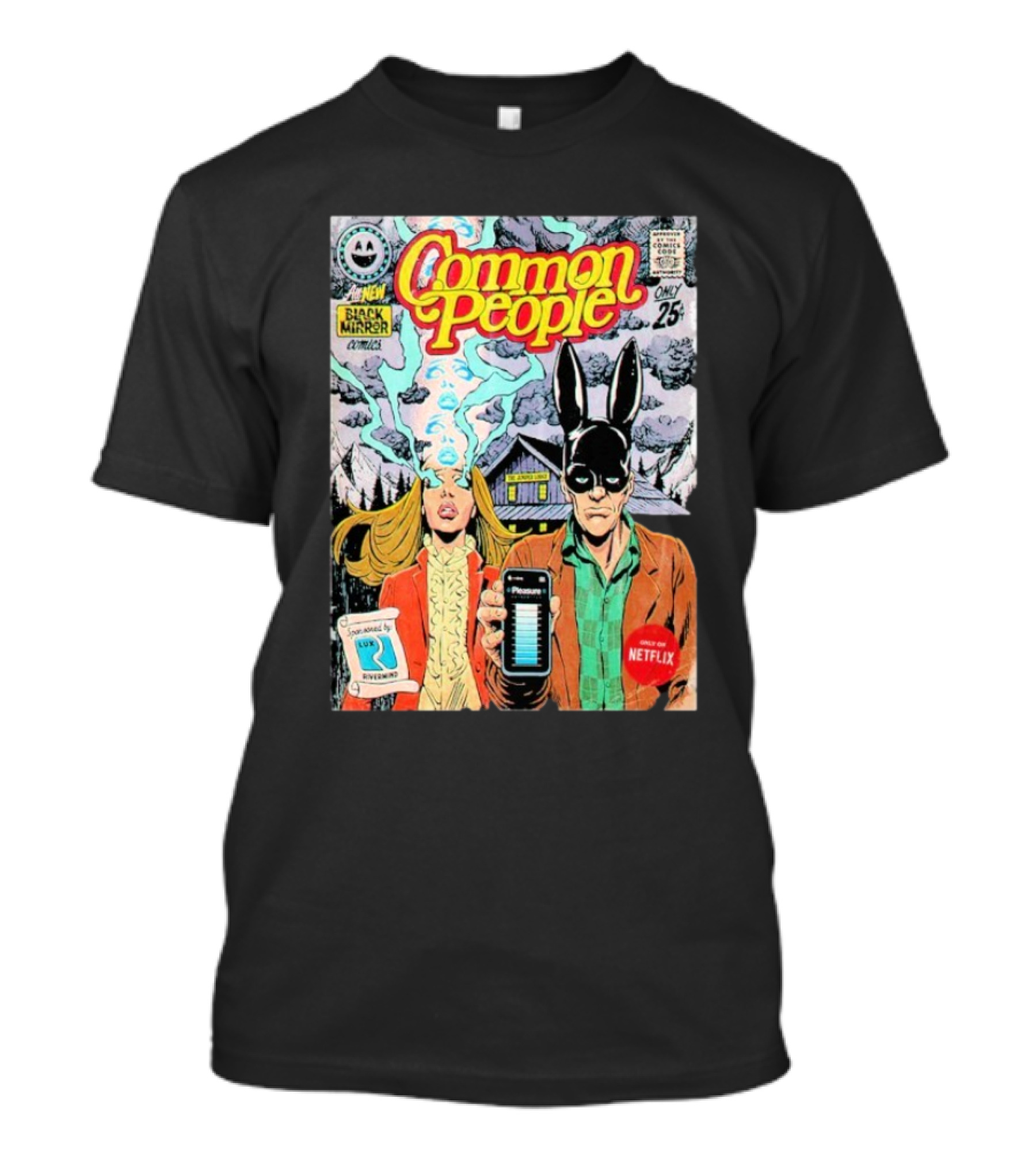 Black Mirror Comics Common People Netflix 2025 T-Shirt