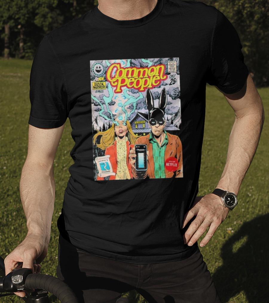 Black Mirror Comics Common People Netflix 2025 T-Shirt