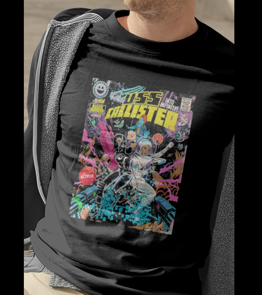Black Mirror Comics USS Callister Into Infinity Issue 25 Netflix Official 2025 T-Shirt