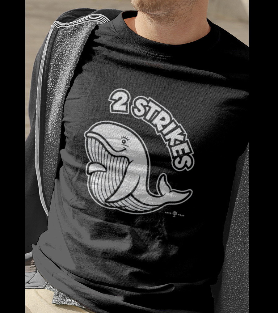 Bryan Hoch 2 Strikes Whale T-Shirt