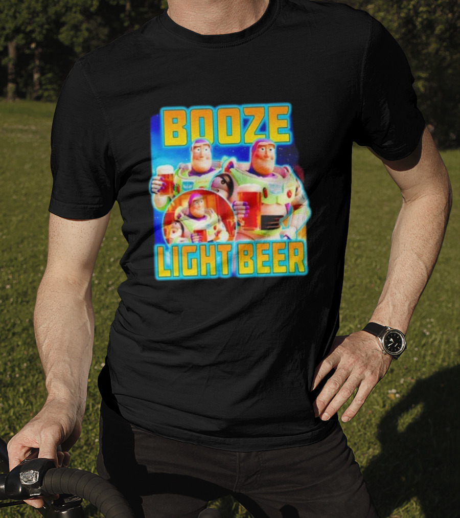 Buzz Lightyear Booze Light Beer Toy Story Parody T-Shirt