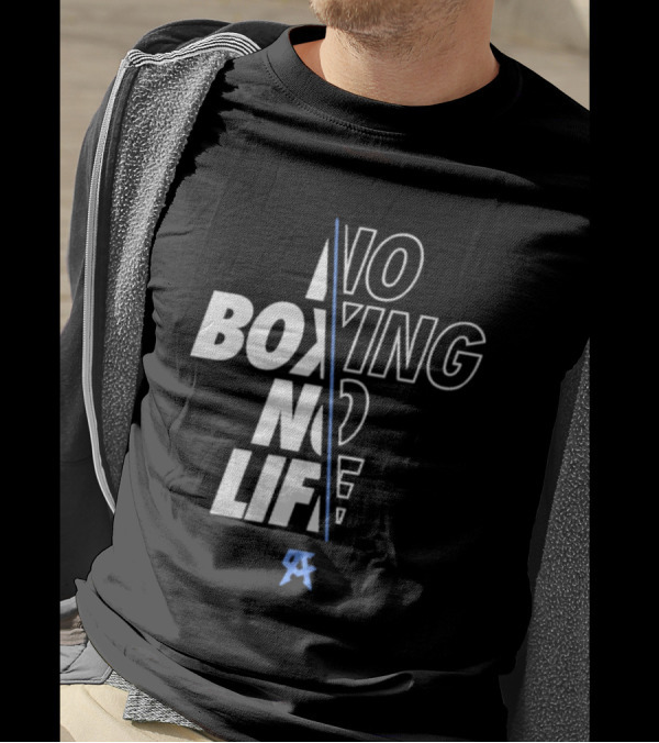 Canelo Alvarez No Boxing No Life Stylized Text With Icon T-Shirt