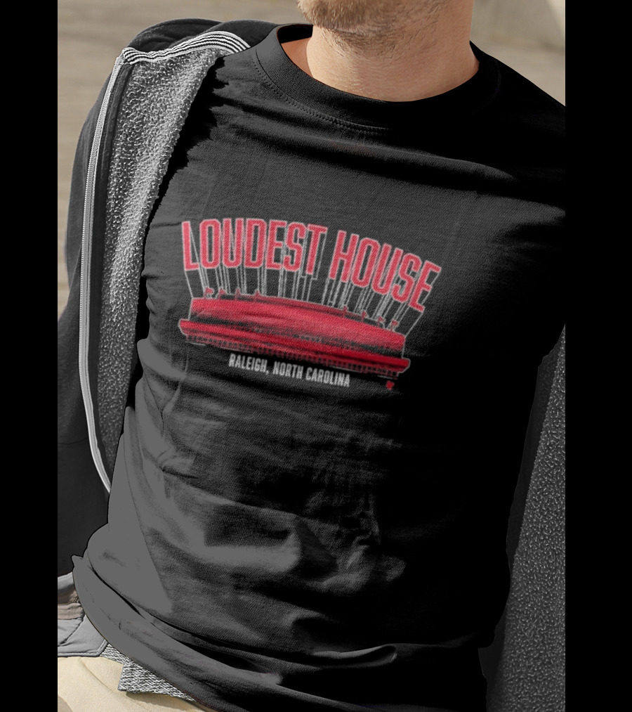 Loudest House Carolina Hurricanes Raleigh North Carolina T-Shirt