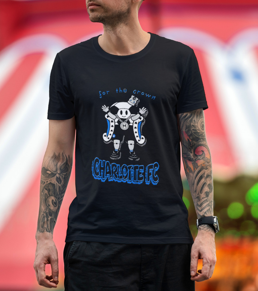 Charlotte FC For the Crown Mascot T-Shirt