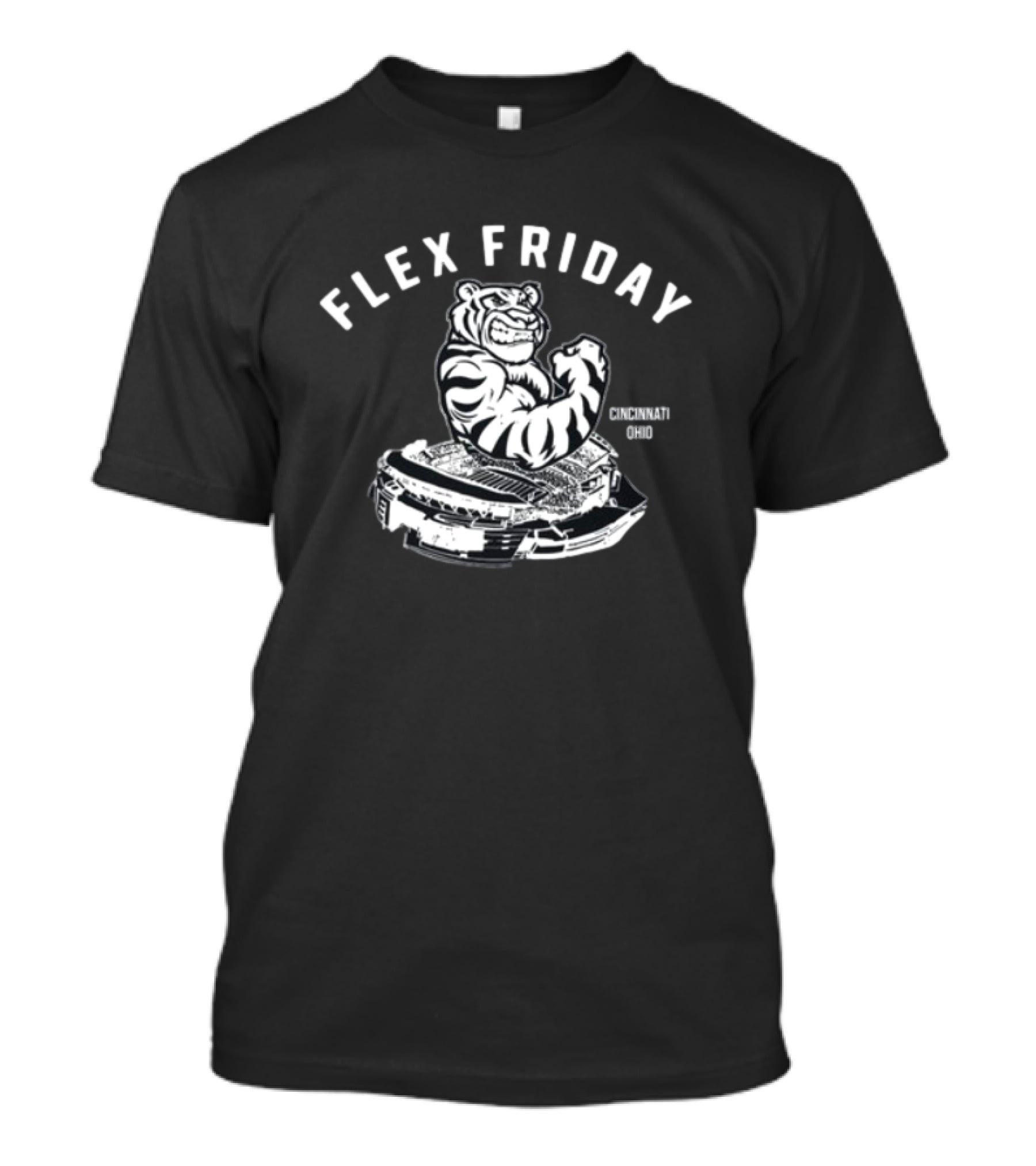 Flex Friday Cincinnati Ohio Tiger Stadium T-Shirt