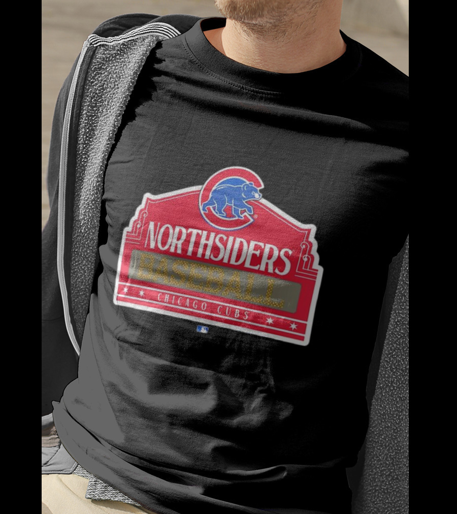 Northsiders Baseball Chicago Cubs Bear Emblem T-Shirt