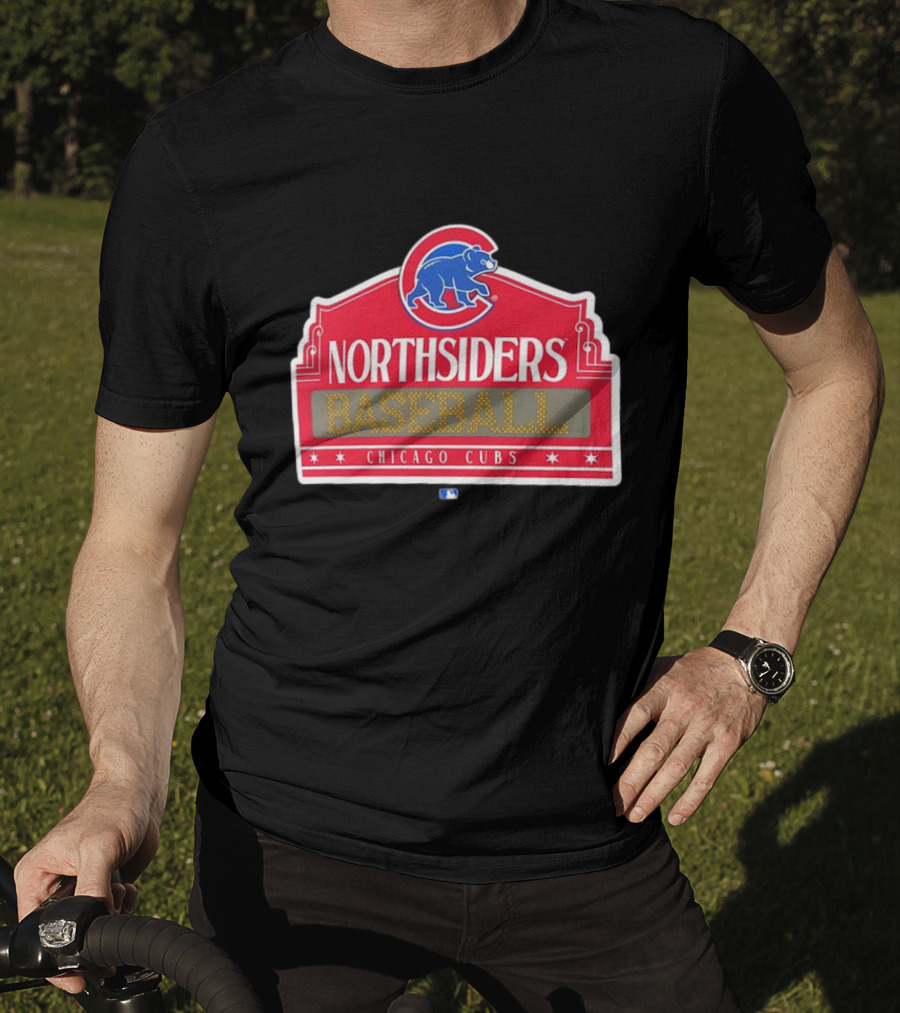 Northsiders Baseball Chicago Cubs Bear Emblem T-Shirt