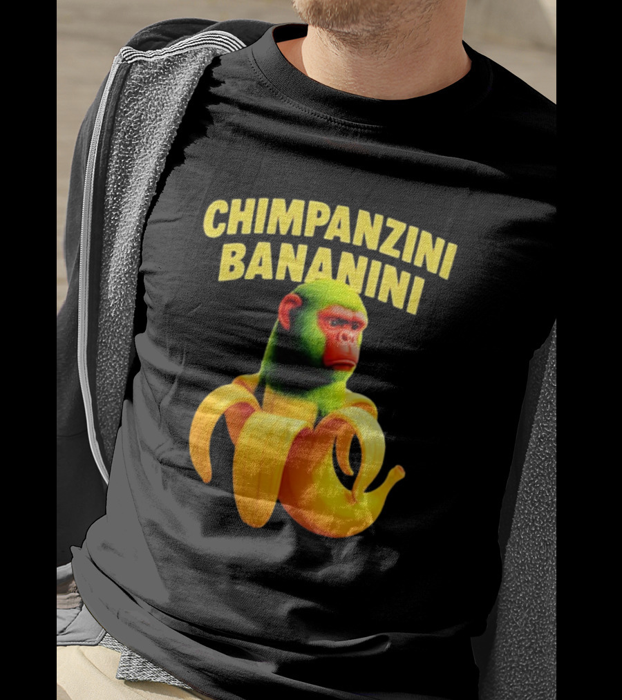 Chimpanzini Bananini Fun Italian Brandnot Style T-Shirt