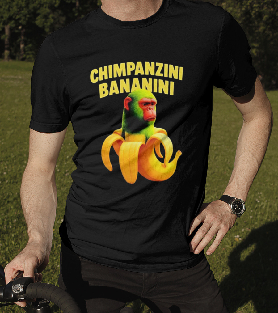 Chimpanzini Bananini Fun Italian Brandnot Style T-Shirt