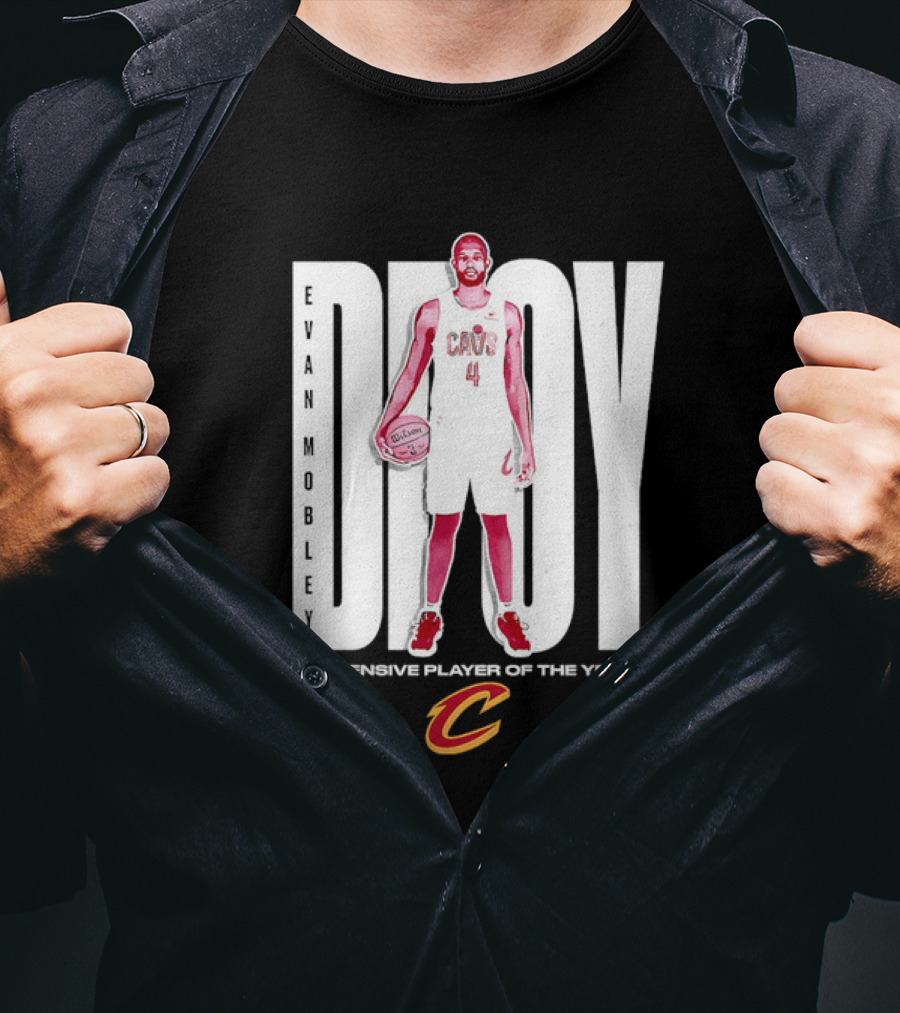 Cleveland Cavaliers Evan Mobley DPOY Defensive Player Of The Year 4 Cavs T-Shirt