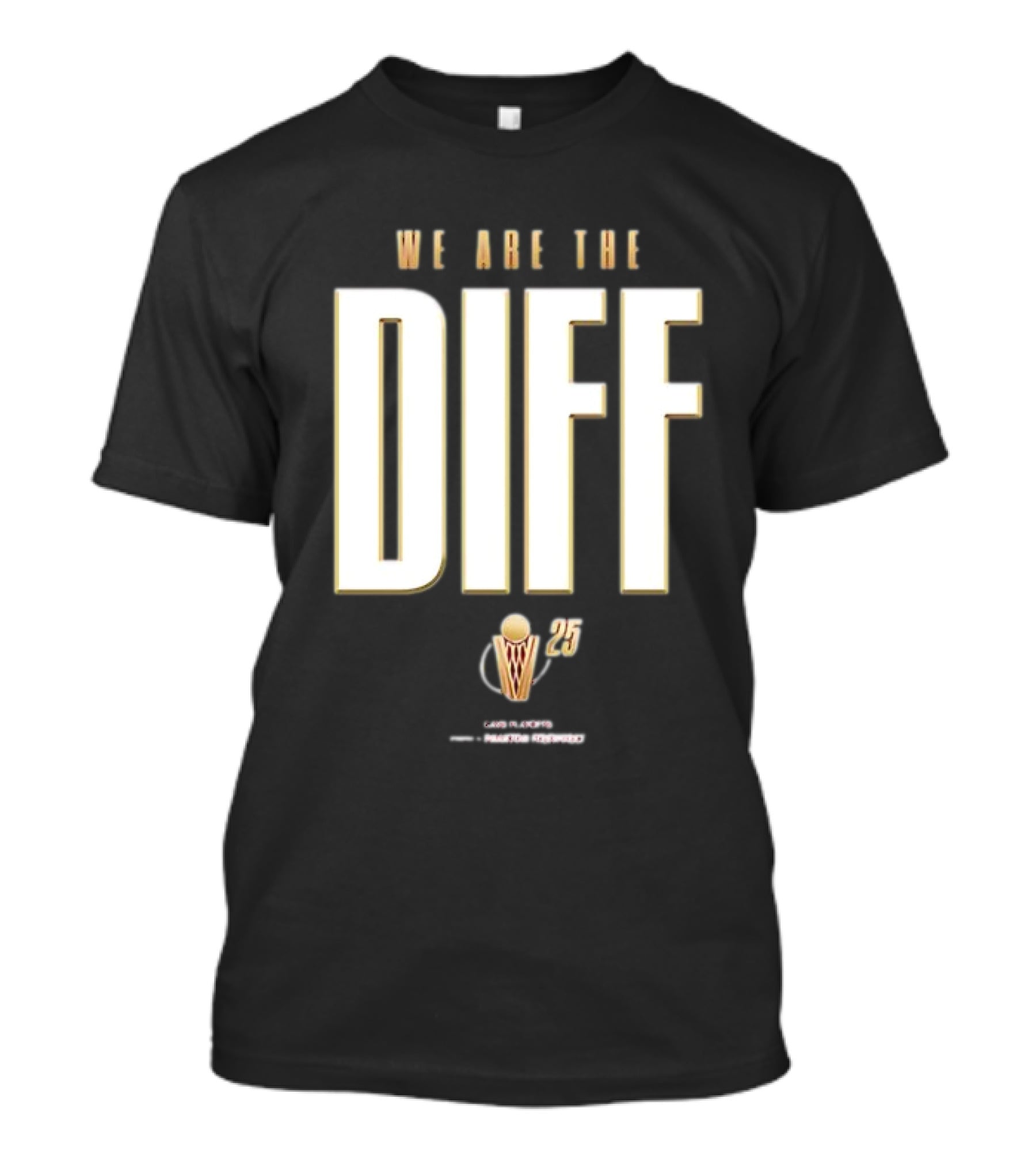 Cleveland Cavaliers We Are The Diff NBA 75 Trophy Logo T-Shirt