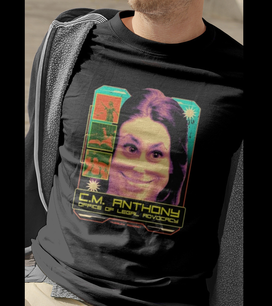 C.M. Anthony Office Of Legal Advocacy Retro Pop Art Style T-Shirt