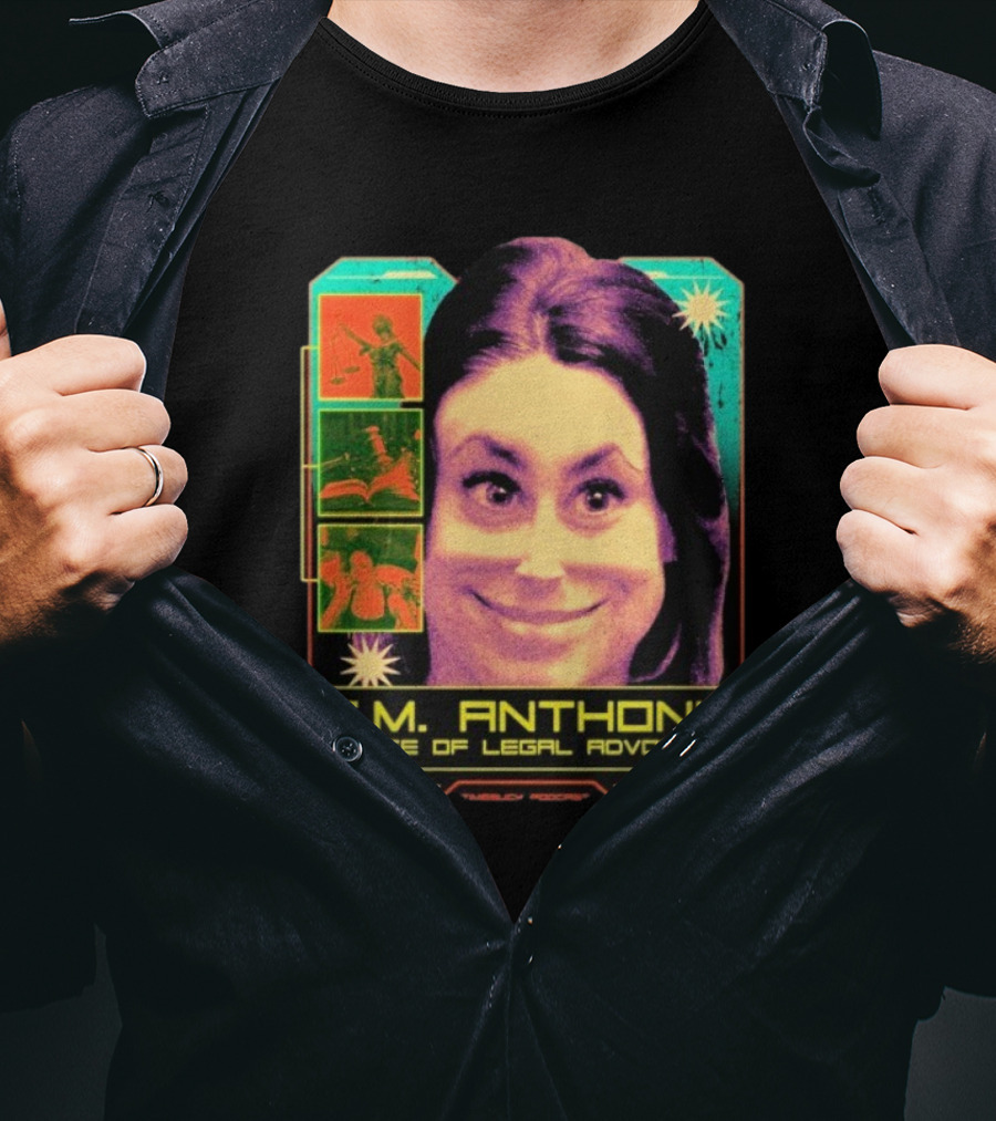 C.M. Anthony Office Of Legal Advocacy Retro Pop Art Style T-Shirt