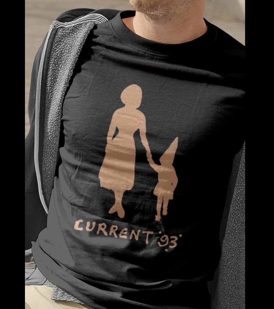 Current 93 Bella And Boy Holding Hands Silhouette T-Shirt