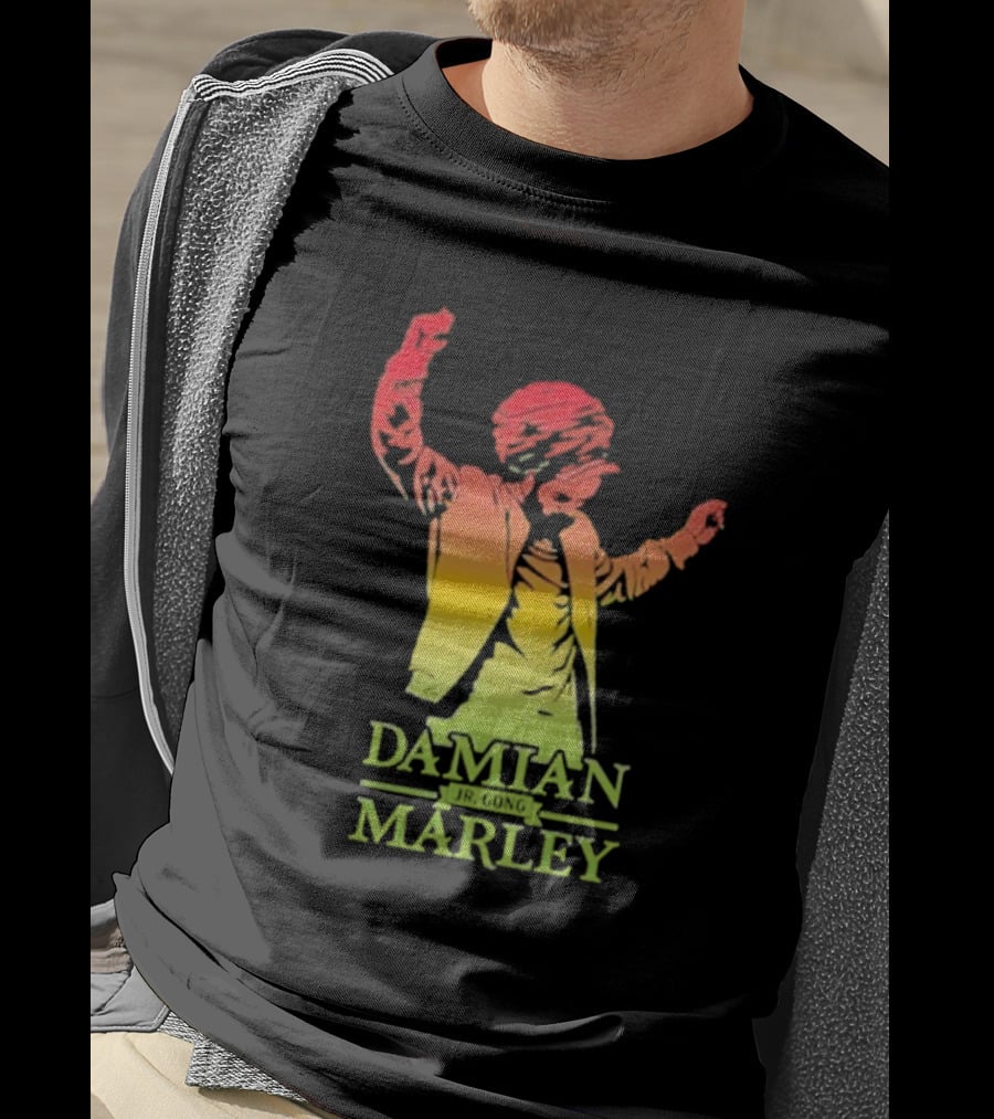 Damian Marley Reggae Colors Dancing T-Shirt
