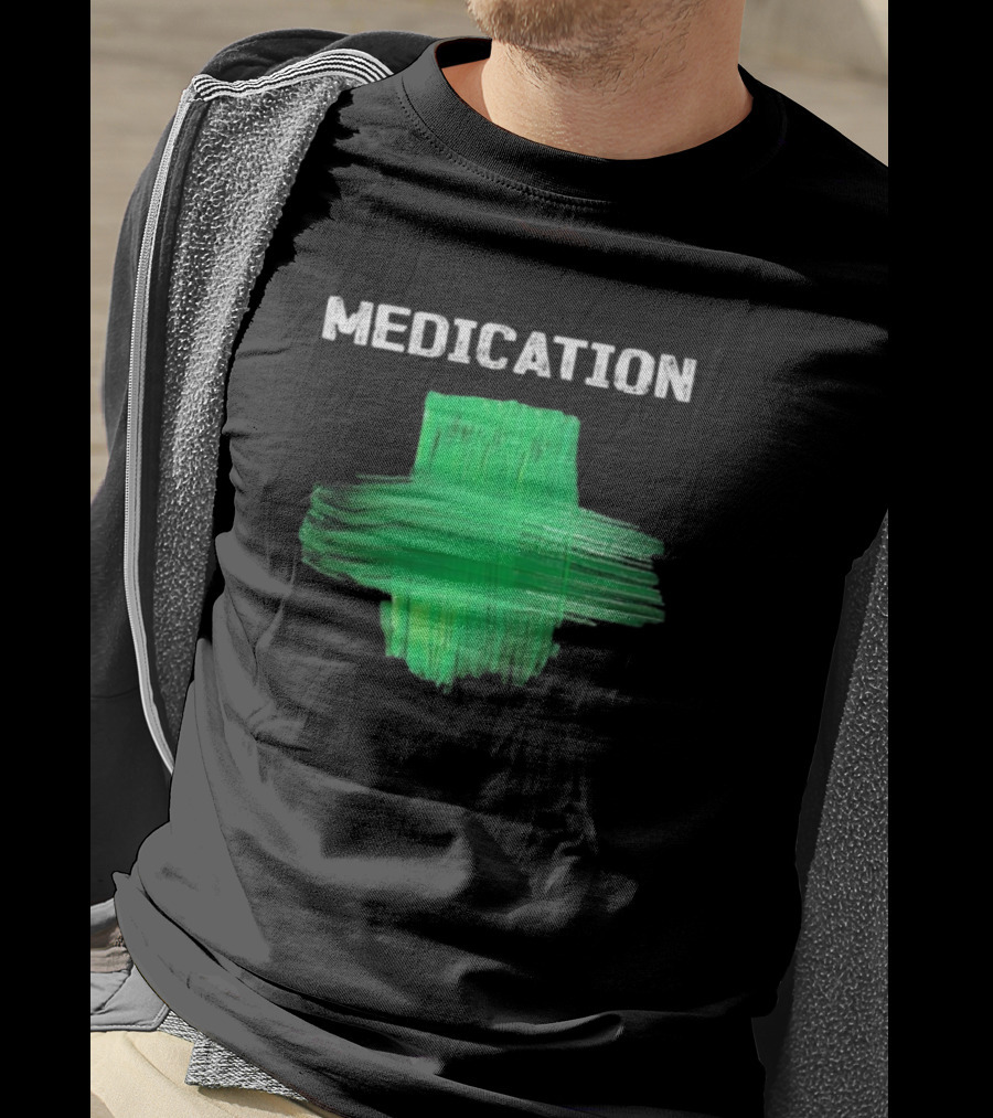 Damian Marley Medication Green Cross T-Shirt