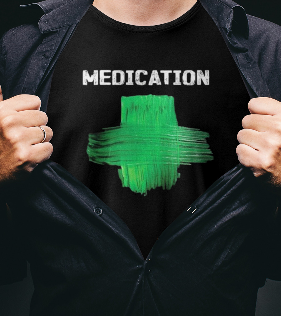 Damian Marley Medication Green Cross T-Shirt
