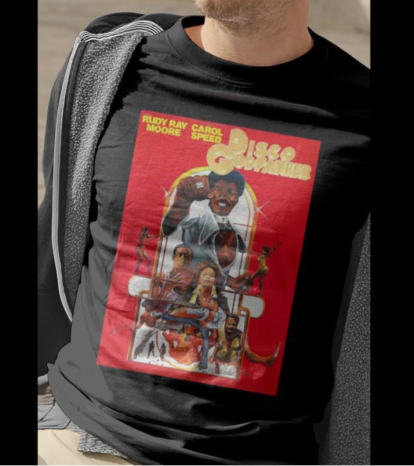 Rudy Ray Moore Carol Speed Disco Godfather Retro Movie Art T-Shirt