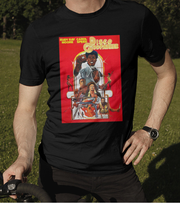 Rudy Ray Moore Carol Speed Disco Godfather Retro Movie Art T-Shirt