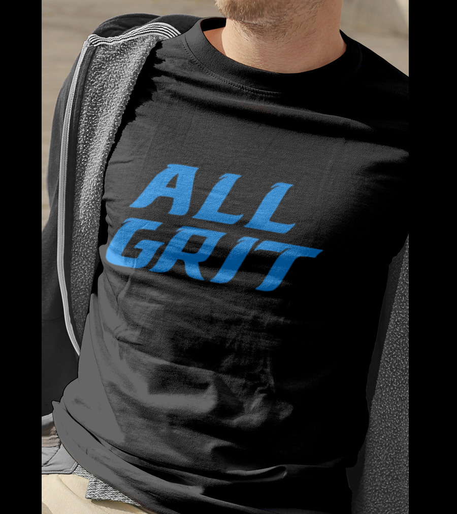 Detroit All Grit Football Motivation T-Shirt