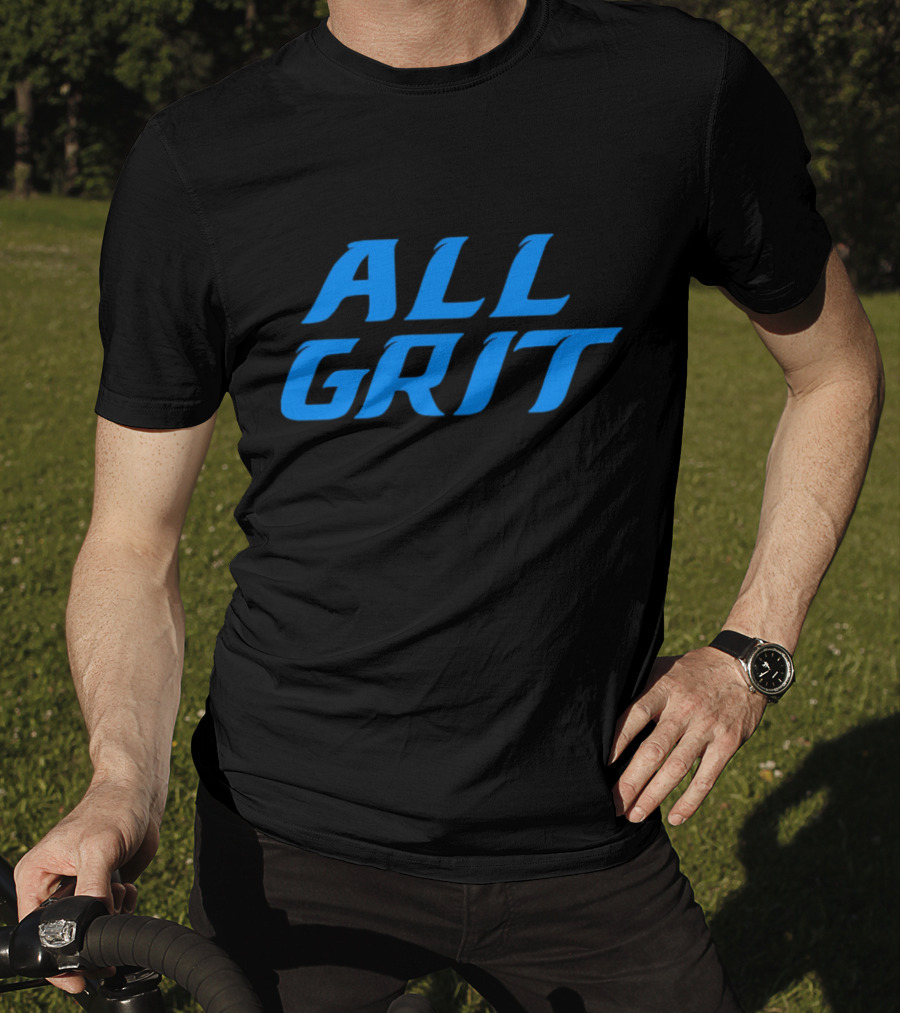 Detroit All Grit Football Motivation T-Shirt