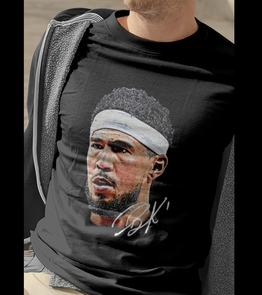 Devin Booker NBA Big Face BK Signature T-Shirt