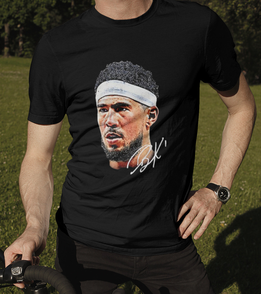 Devin Booker NBA Big Face BK Signature T-Shirt